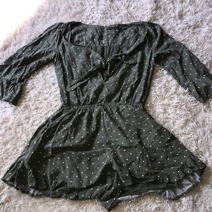 Abercrombie Green Romper